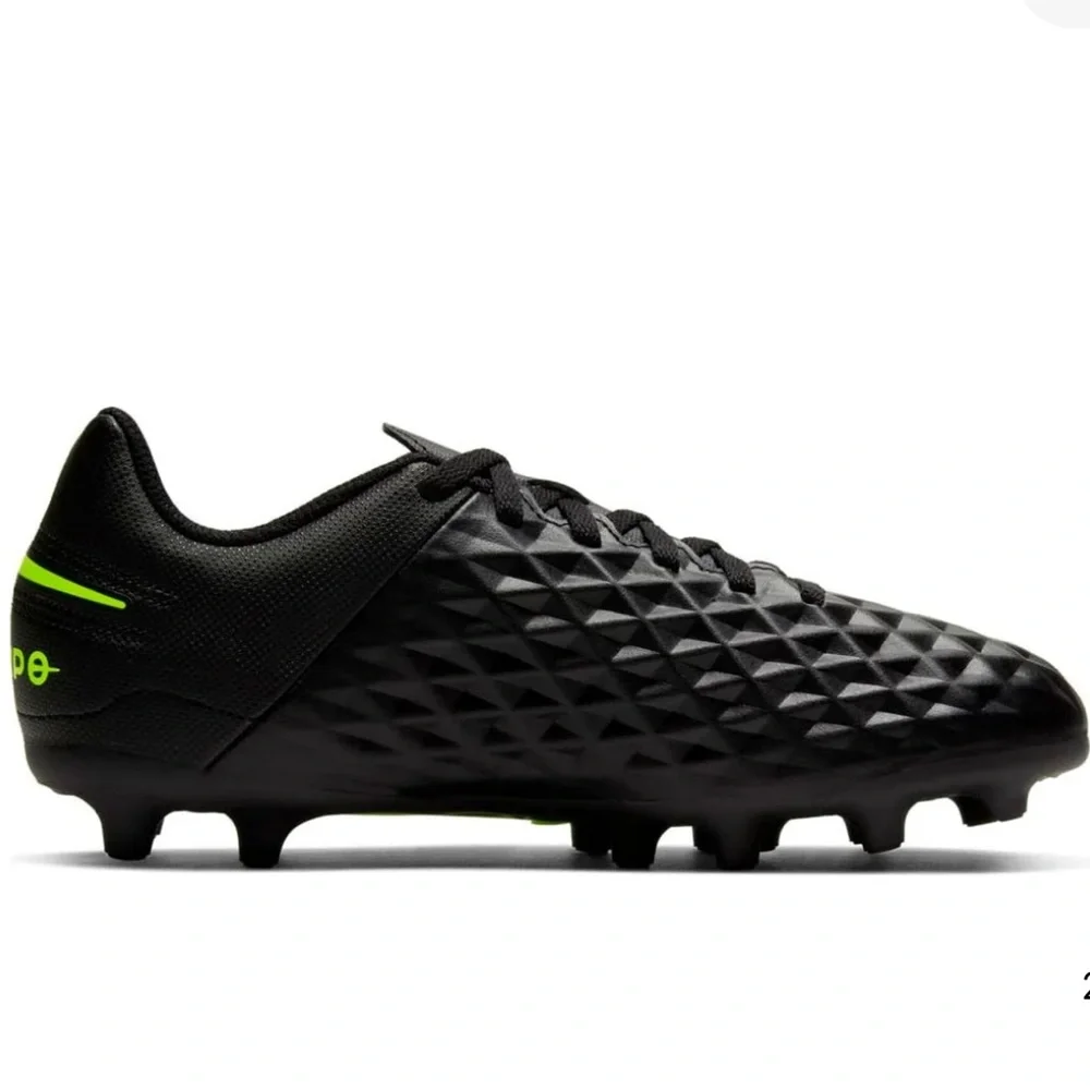 Nike Tiempo Legend 8 Club MG Black with Volt Accents‎